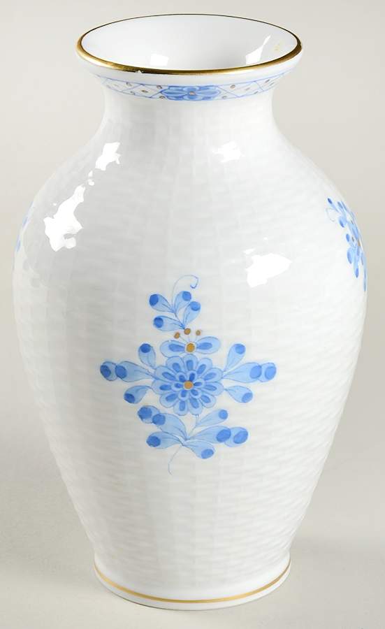 Blue Garden (Wb) 5" Vase by Herend-1