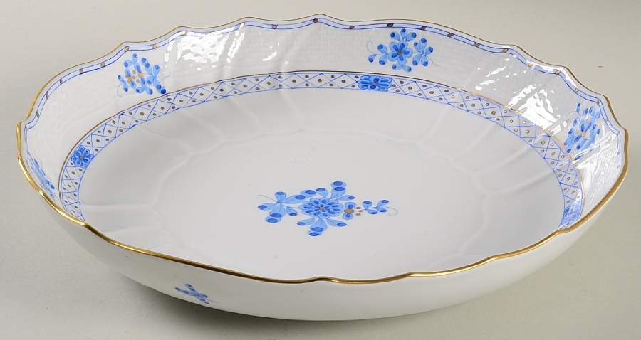 Blue Garden (Wb) 10" Round Vegetable Bowl by Herend-1