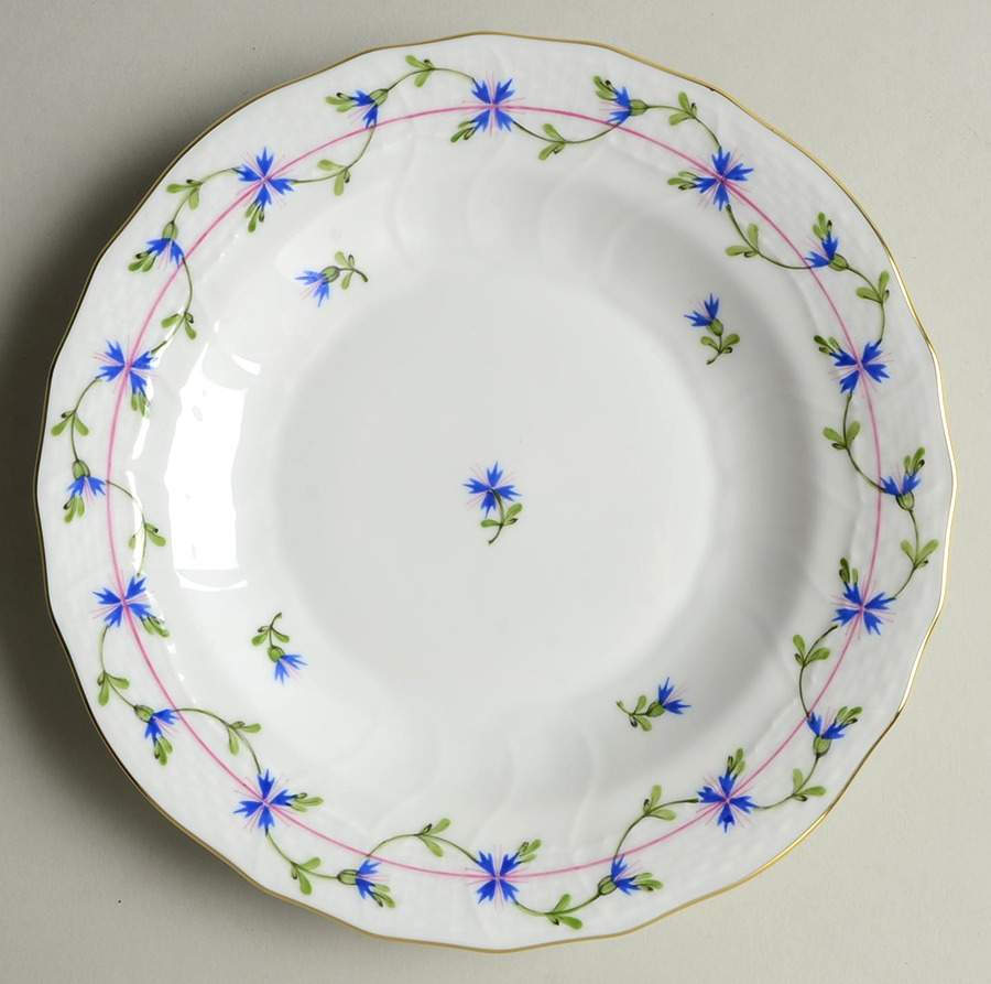 Blue Garland (PBG) Dessert Luncheon Plate by Herend-1