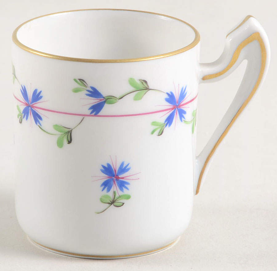 Blue Garland (PBG) Flat Demitasse Cup by Herend-1