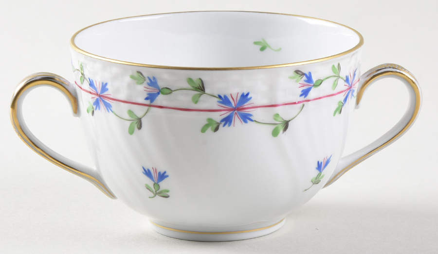 Blue Garland (PBG) Flat Bouillon Cup by Herend-1
