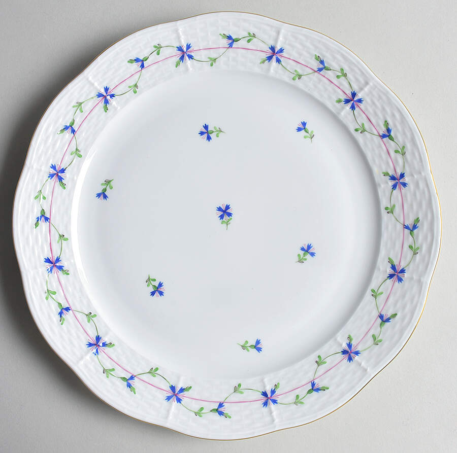 Blue Garland (PBG) Dinner Plate by Herend-1