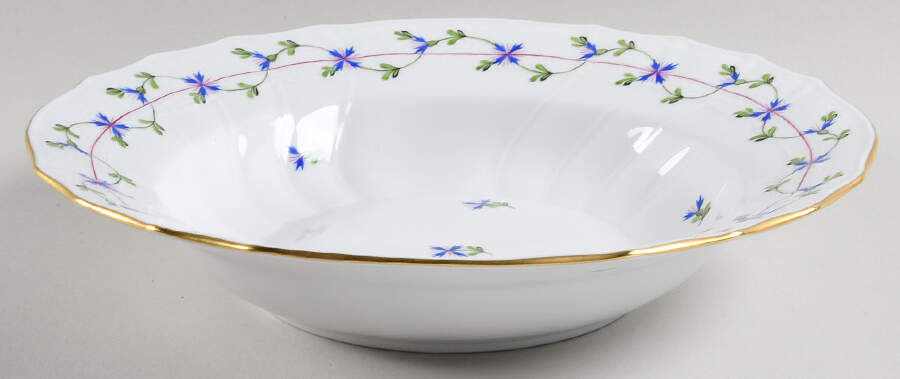 Blue Garland (PBG) Large Rim Soup Bowl by Herend-1