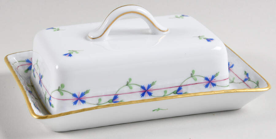 Blue Garland (PBG) 1/4 Lb Covered Butter by Herend-1