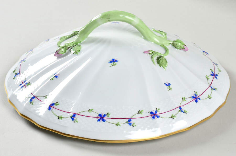 Blue Garland (PBG) Lid for Tureen by Herend-1
