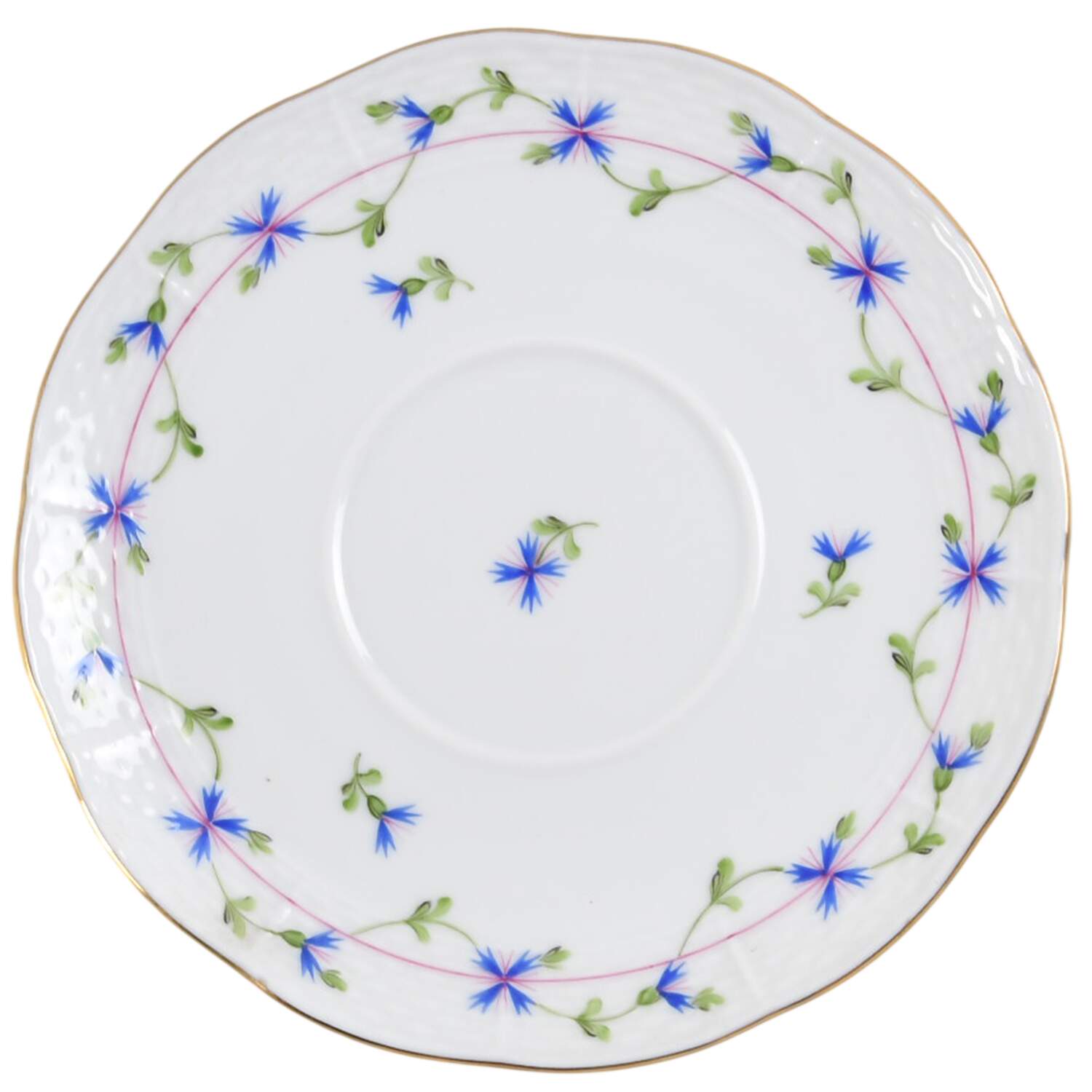 Blue Garland (PBG) Saucer for Footed Cream Soup Bowl by Herend-1