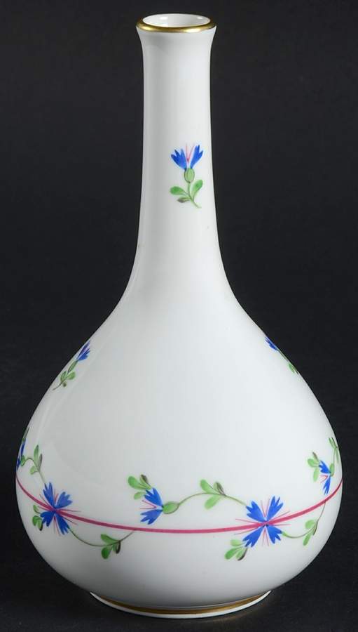 Blue Garland (PBG) Bud Vase by Herend-1