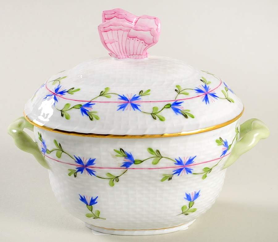 Blue Garland (PBG) Small Candy Box by Herend-1