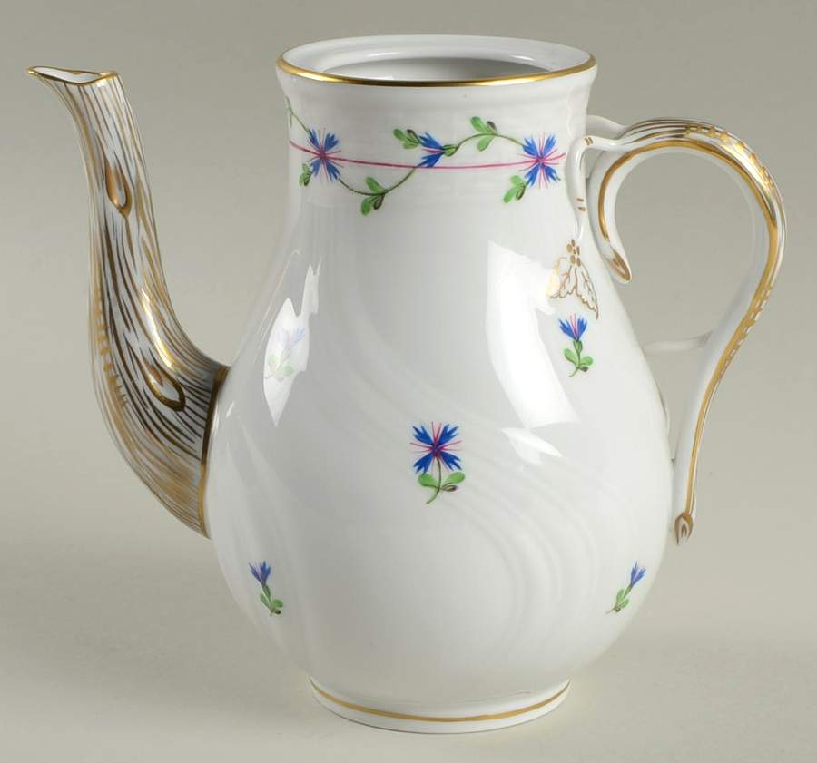 Blue Garland (PBG) Mini Coffee Pot No Lid by Herend-1