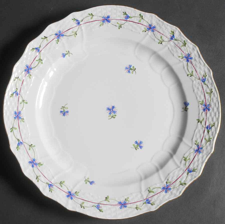 Blue Garland (PBG) Service Plate (Charger) by Herend-1
