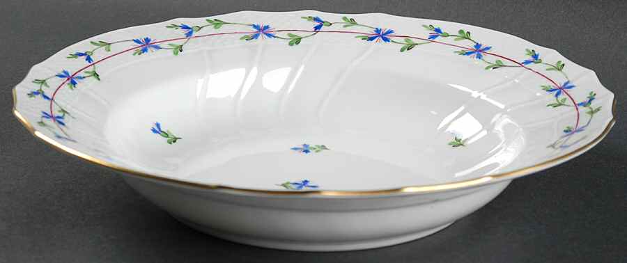 Blue Garland (PBG) Large Rim Soup Bowl by Herend-1