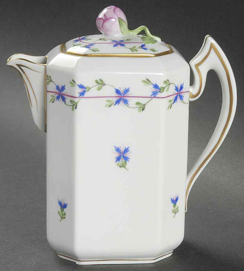 Blue Garland (PBG) Mini Coffee Pot & Lid by Herend-1