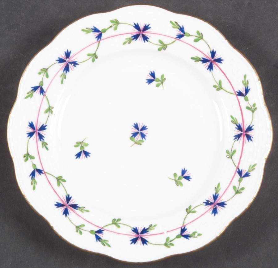 Blue Garland (PBG) Bread & Butter Plate by Herend-1