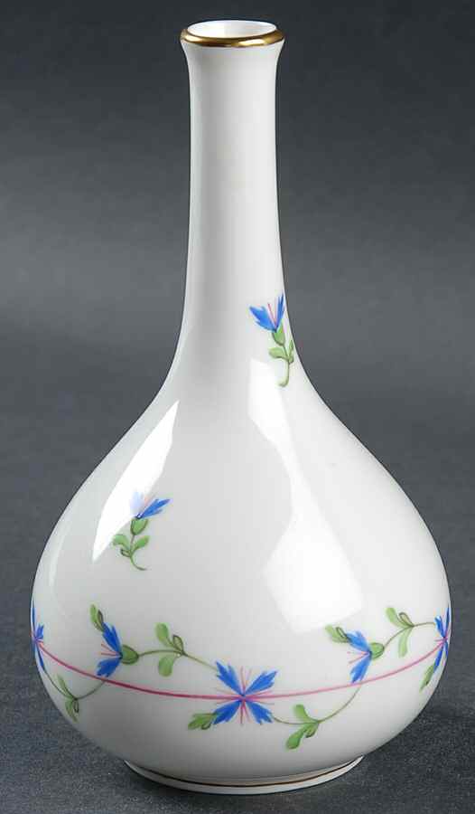 Blue Garland (PBG) 5" Bud Vase by Herend-1