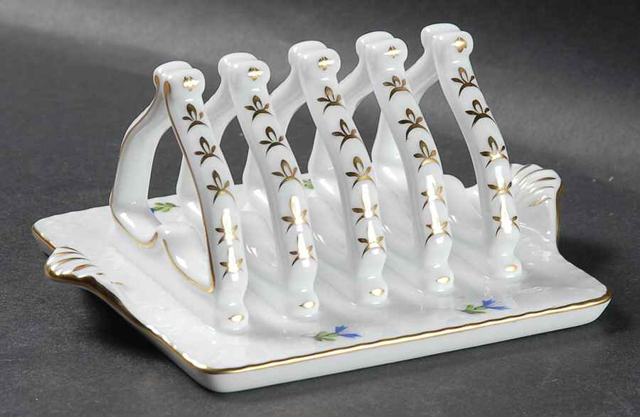Blue Garland (PBG) 4 Slice Toast Server by Herend-1