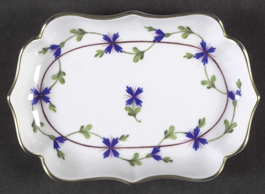 Blue Garland (PBG) 4" Ashtray by Herend-1
