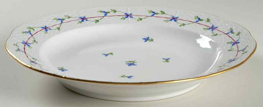 Blue Garland (PBG) 4-Piece Hors d'Oeuvres Set, Tray Only by Herend-1