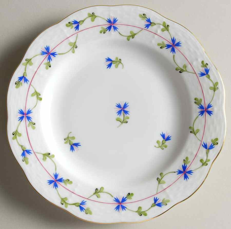 Blue Garland (PBG) Bread & Butter Plate by Herend-1