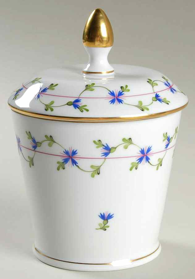 Blue Garland (PBG) Biscuit Box & Lid by Herend-1