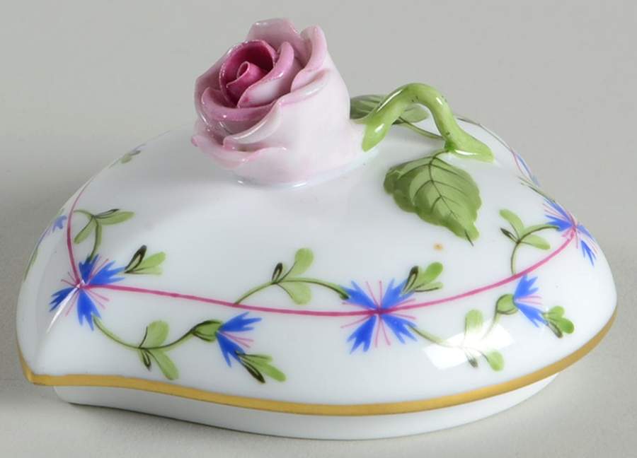 Blue Garland (PBG) Large Household Box, Lid Only by Herend-1