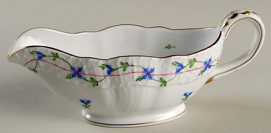 Blue Garland (PBG) Sauce Boat No Lid by Herend-1