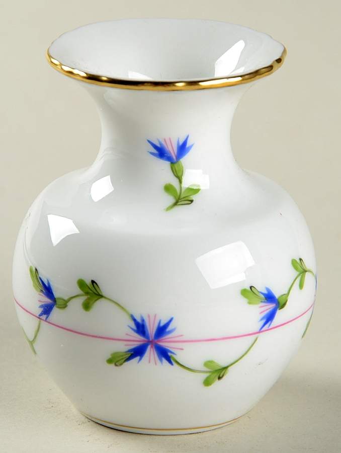 Blue Garland (PBG) Mini Bud Vase by Herend-1