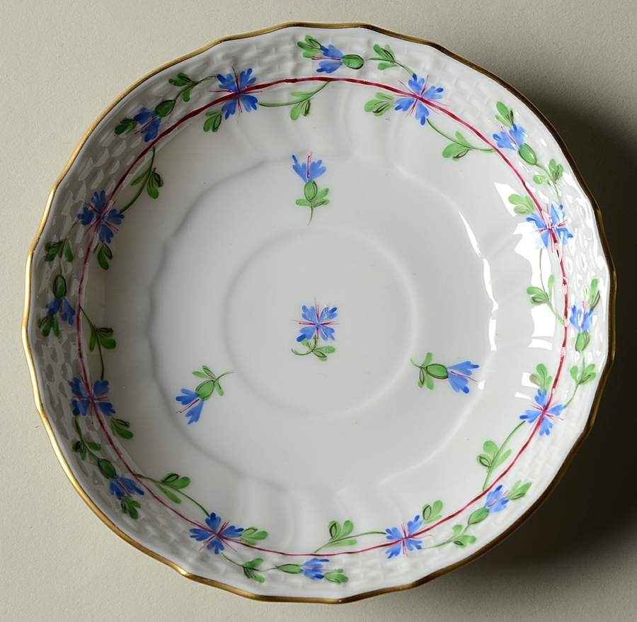 Blue Garland (PBG) Saucer for Flat Cup by Herend-1