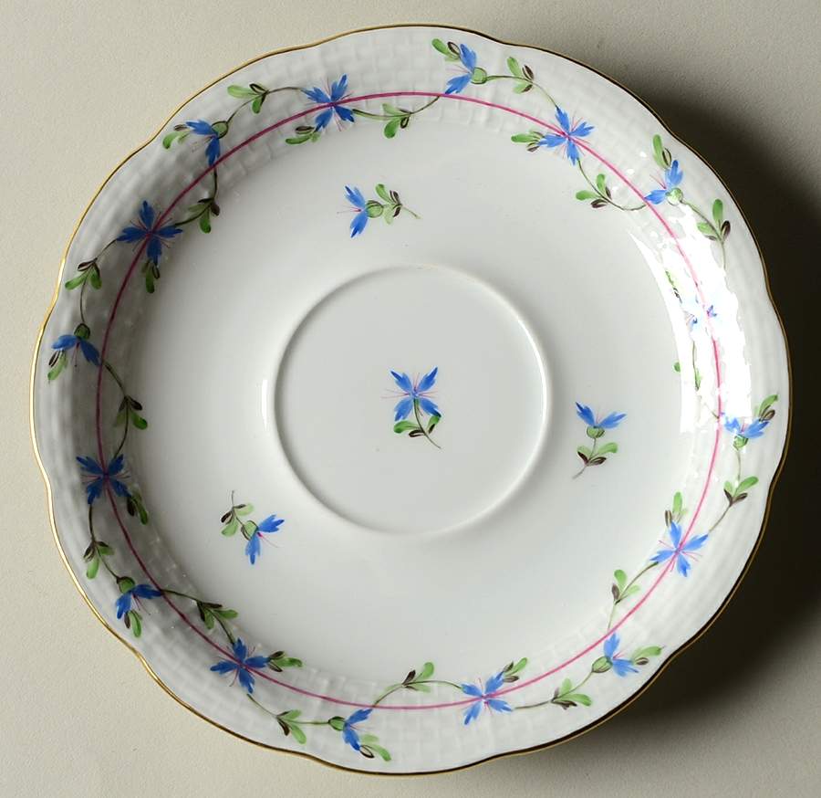 Blue Garland (PBG) Saucer for Footed Cup by Herend-1