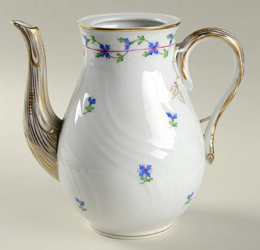 Blue Garland (PBG) Small Coffee Pot No Lid by Herend-1