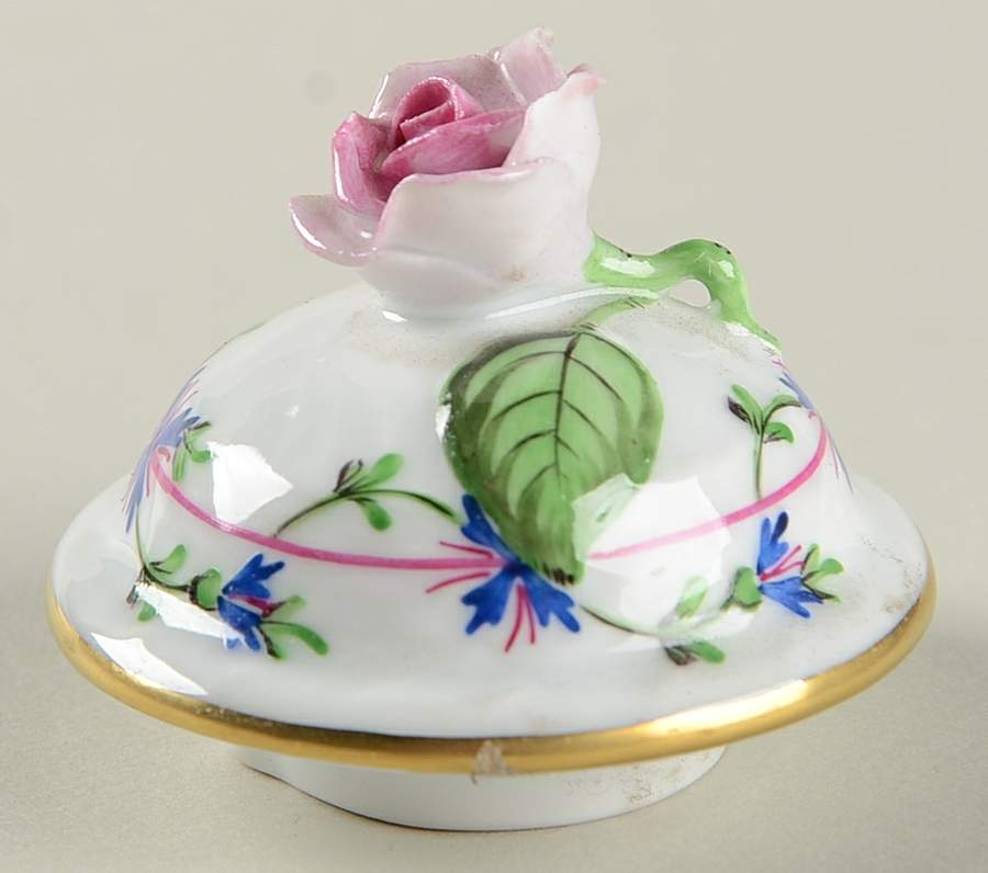 Blue Garland (PBG) Lid for Mini Coffee Pot by Herend-1