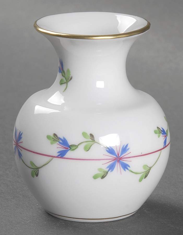 Blue Garland (PBG) Mini Bud Vase by Herend-1