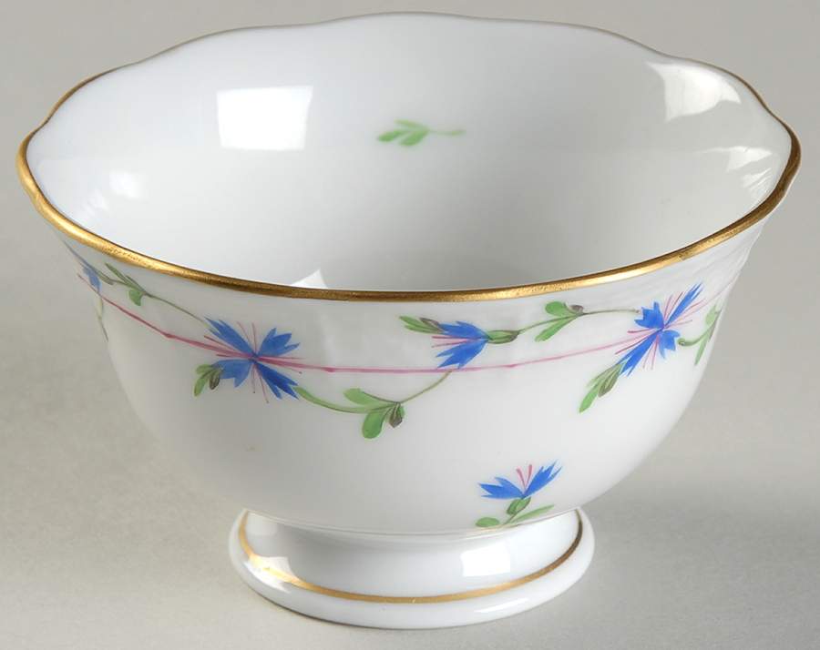Blue Garland (PBG) Individual Open Sugar Bowl by Herend-1