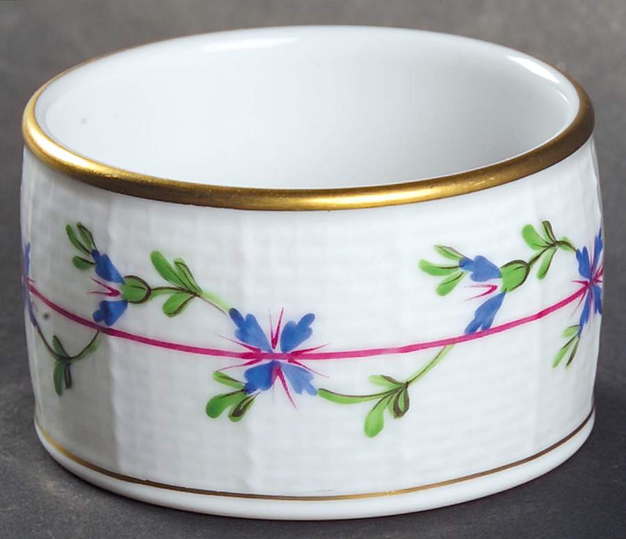 Blue Garland (PBG) Large Napkin Ring by Herend-1