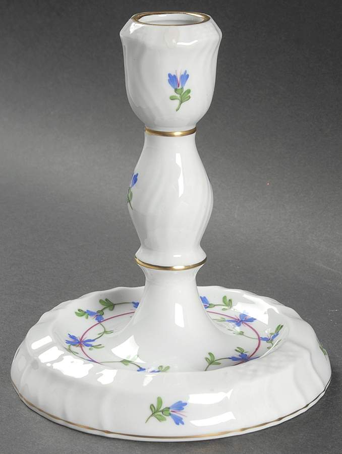 Blue Garland (PBG) 5" Candlestick by Herend-1