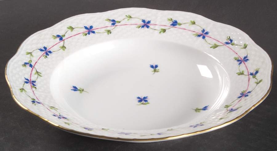 Blue Garland (PBG) Rim Soup Bowl by Herend-1