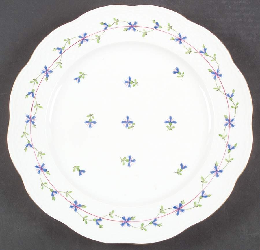 Blue Garland (PBG) Service Plate (Charger) by Herend-1