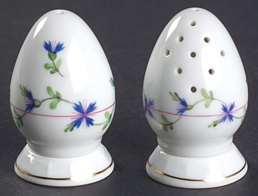 Blue Garland (PBG) Salt & Pepper Set by Herend-1