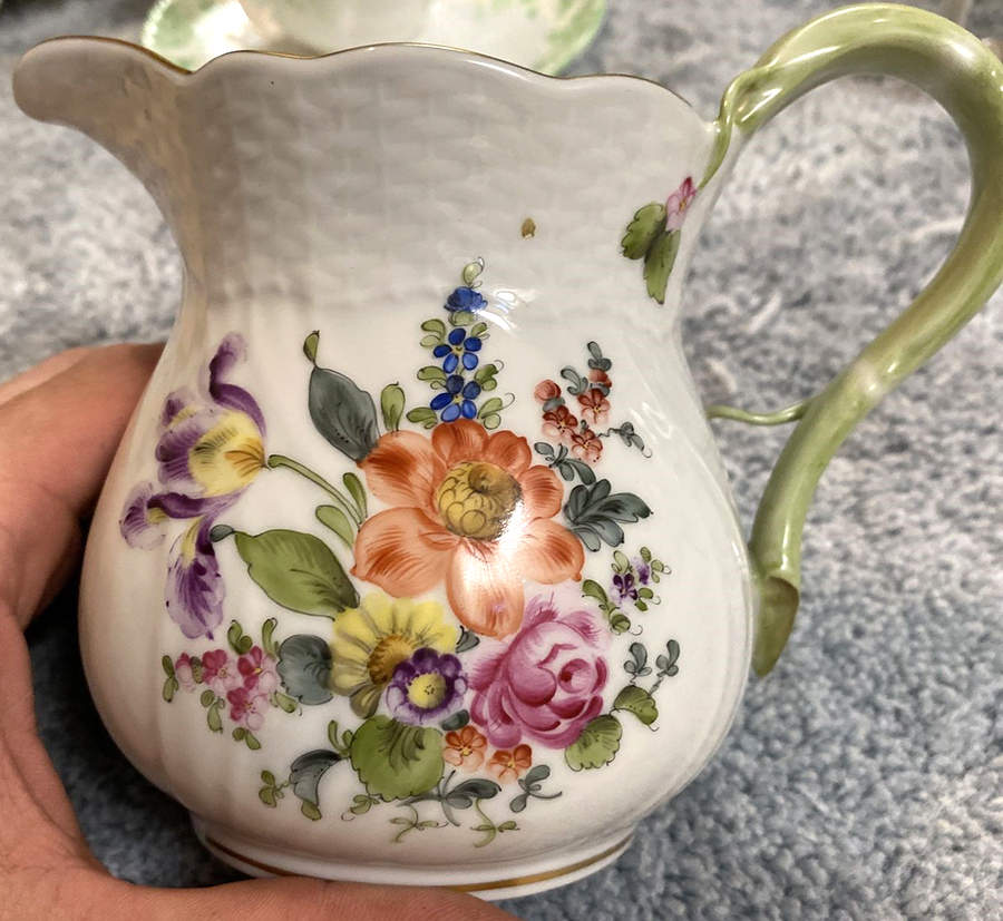 Bouquet of Flowers (BHR) 16 Oz Pitcher by Herend-1