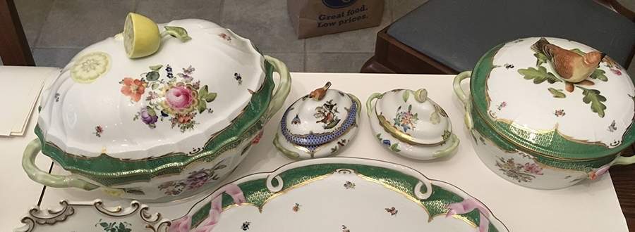 Bouquet De Herend (Bhe) Tureen &  Lid by Herend-1