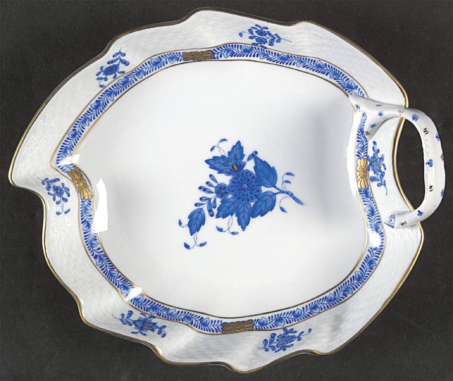 Chinese Bouquet Blue (AB) Bon Bon by Herend-1