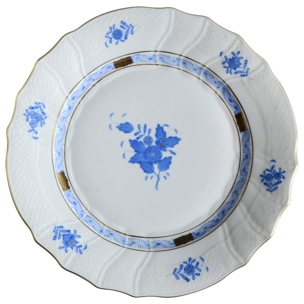 Chinese Bouquet Blue (AB) Dinner Plate by Herend-1