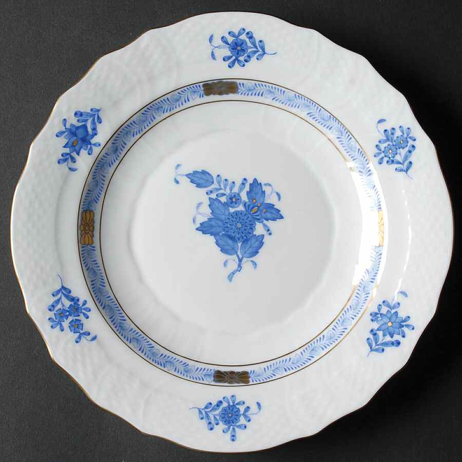 Chinese Bouquet Blue (AB) Salad Plate by Herend-1