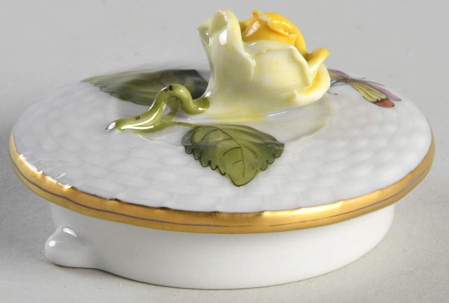 Rothschild Bird (RO) Lid for Teapot by Herend-1