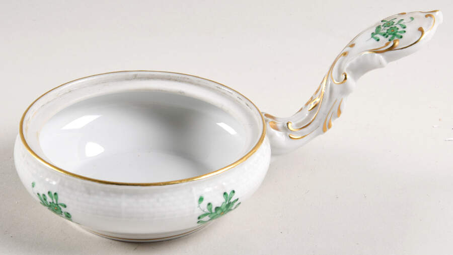 Chinese Bouquet Green (AV) Patty Pan No Lid by Herend-1