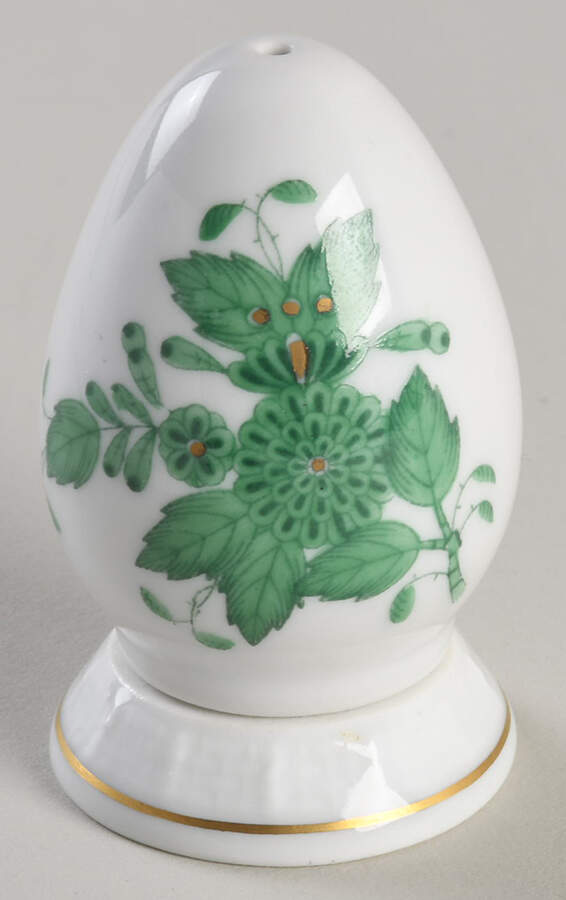Chinese Bouquet Green (AV) Pepper Shaker by Herend-1