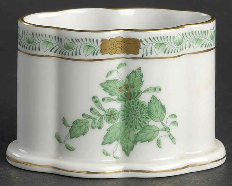 Chinese Bouquet Green (AV) Cigarette Holder by Herend-1