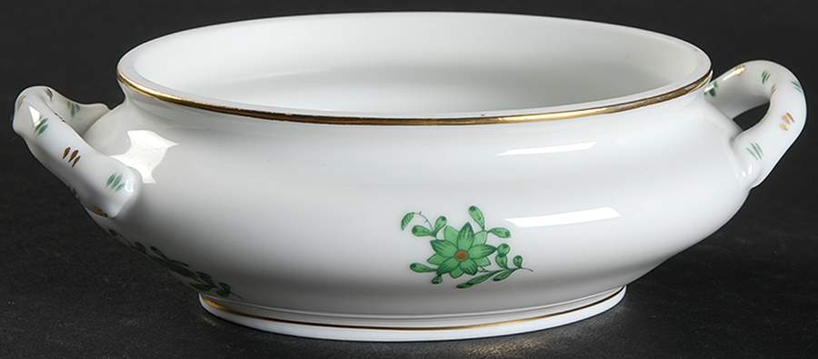 Chinese Bouquet Green (AV) Mini Tureen No Lid by Herend-1