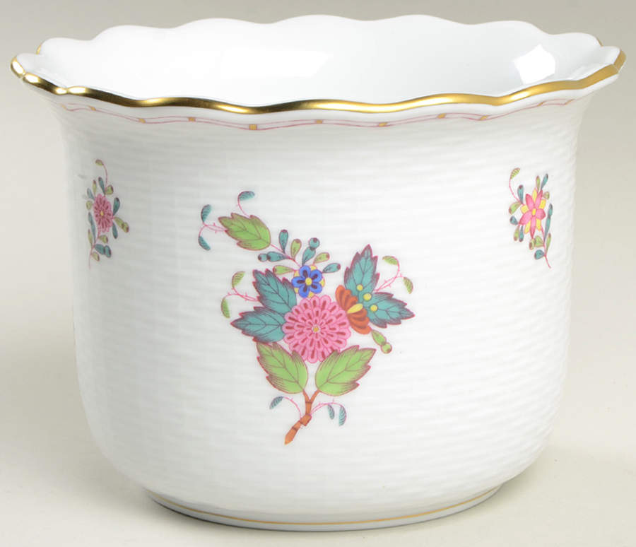 Chinese Bouquet Multicolor (AF) Cachepot by Herend-1