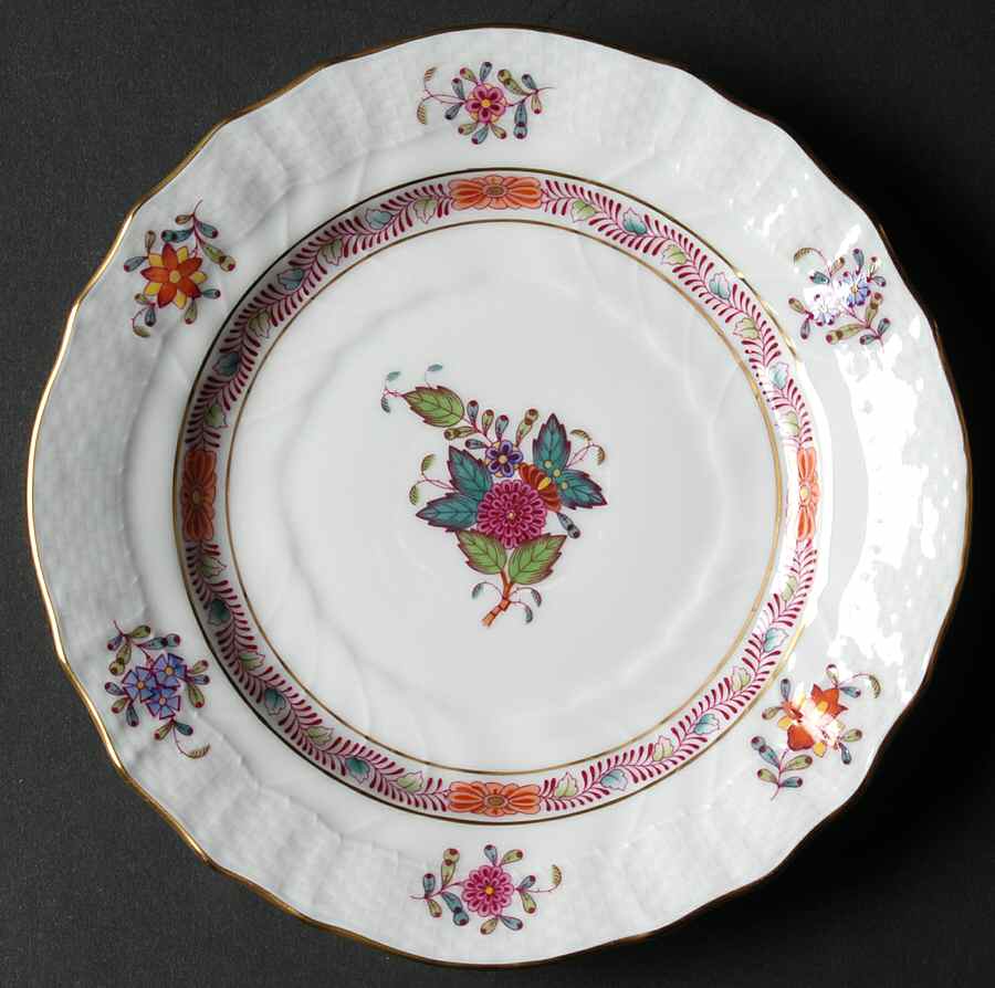 Chinese Bouquet Multicolor (AF) Bread & Butter Plate by Herend-1
