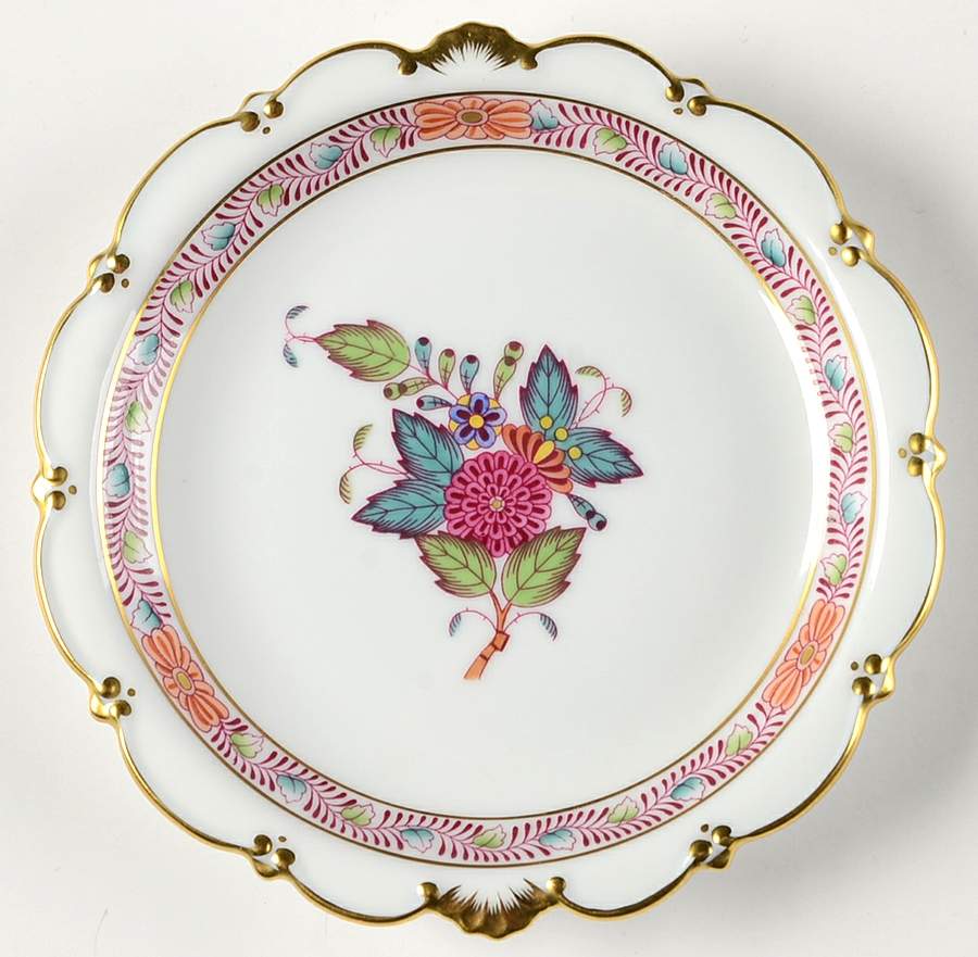 Chinese Bouquet Multicolor (AF) Wine Bottle Coaster by Herend-1
